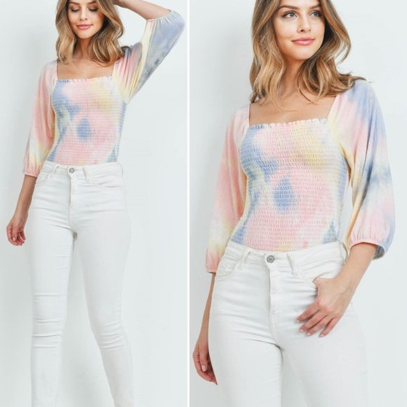 Trend Setter Diva Boutique Tops - Tie Dye Body suit top